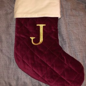 Quilted J stocking